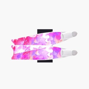 ★바다의 날★ 리더핀 반투명 워터컬러, 화이트 풋포켓