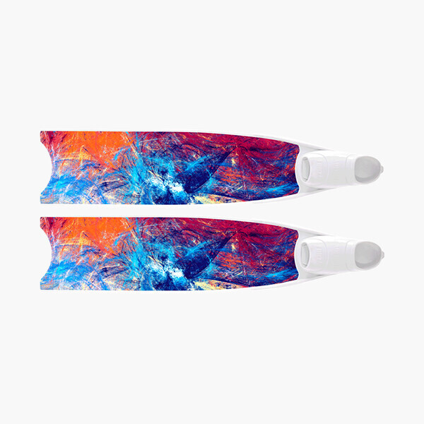 퐁당닷컴,리더핀 컬러풀, 화이트 풋포켓,,리더핀,프리다이빙 > 오리발 > 유리섬유핀