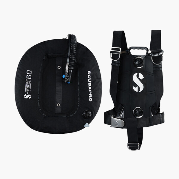 퐁당닷컴,에스텍 퓨어 더블 시스템, S-TEK PURE DOUBLE SYSTEM,테크니컬 다이빙의 진정한 탐험 준비 장비, S-TEK,스쿠버프로,스쿠버 > BC 백플레이트  > 더블