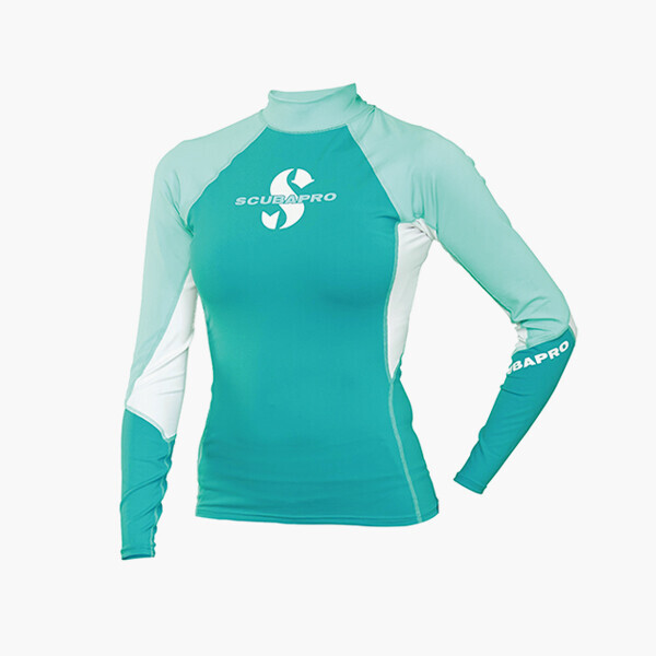 퐁당닷컴,UPF 80 티-플렉스 롱 슬리브 래쉬가드 여성용, UPF 80 T-FLEX LONG SLEEVE RASH GUARD WOMEN,,스쿠버프로,수영, 물놀이 > 래쉬가드, 보드숏 > 여성 래쉬가드