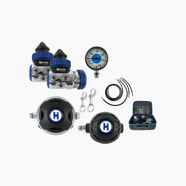 퐁당닷컴,H50D+H50D / Halo+Aura (더블 DIR 패키지),,헬시온,스쿠버 > 호흡기, 보조 호흡기 > 테크니컬용